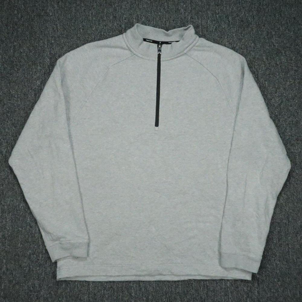 Public Rec Pullover Mens Extra Large Gray‎ Weekend Half Zip Performance XL